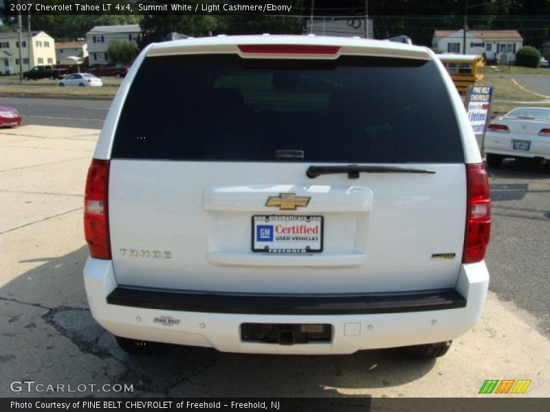 Summit White / Light Cashmere/Ebony 2007 Chevrolet Tahoe LT 4x4