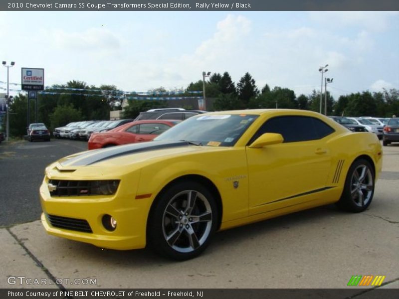 Rally Yellow / Black 2010 Chevrolet Camaro SS Coupe Transformers Special Edition