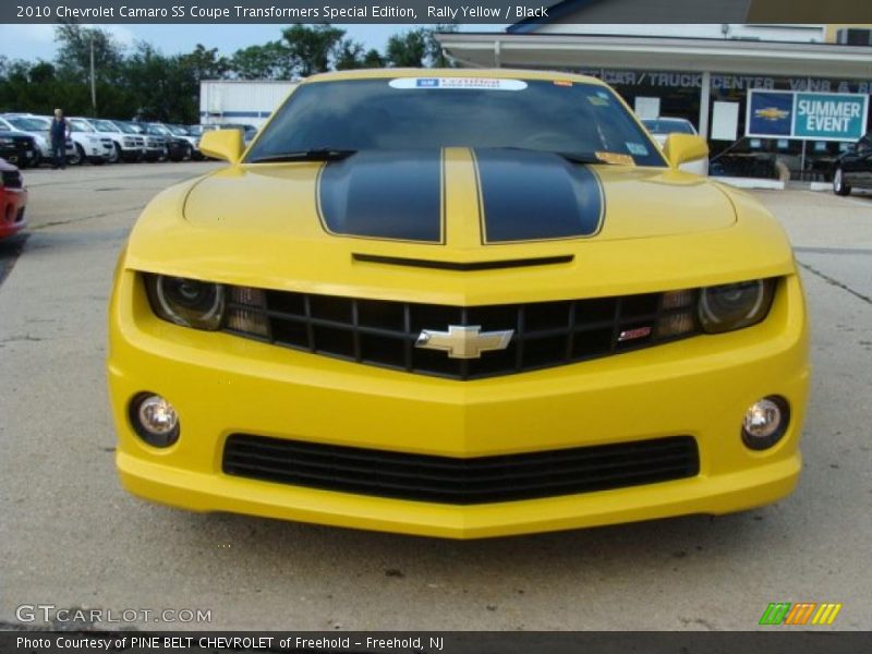 Rally Yellow / Black 2010 Chevrolet Camaro SS Coupe Transformers Special Edition