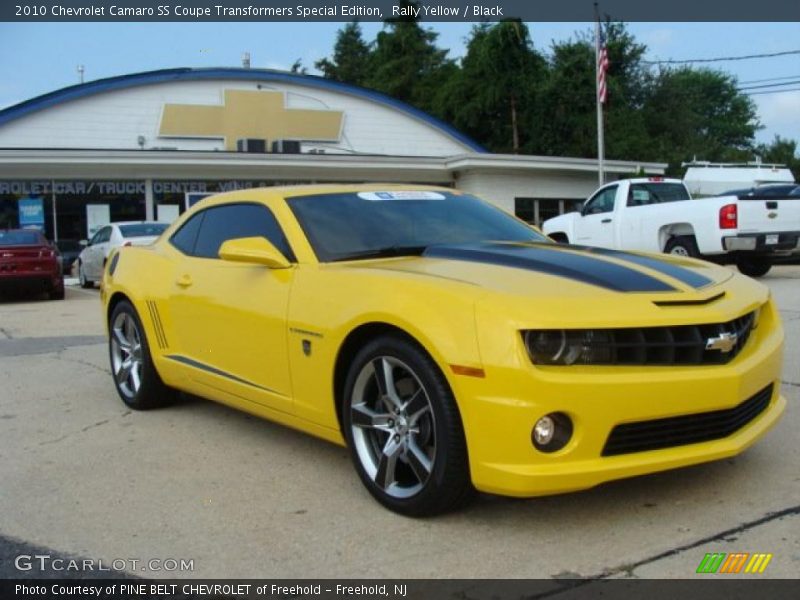Rally Yellow / Black 2010 Chevrolet Camaro SS Coupe Transformers Special Edition