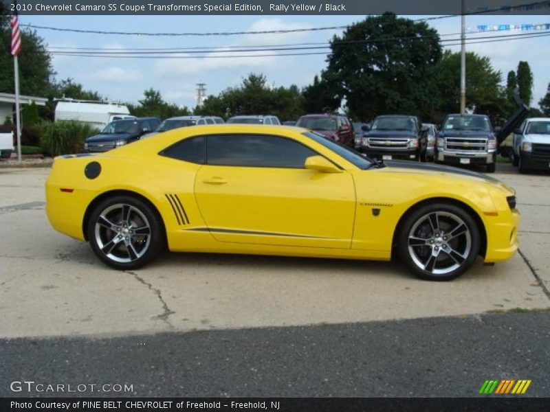 Rally Yellow / Black 2010 Chevrolet Camaro SS Coupe Transformers Special Edition