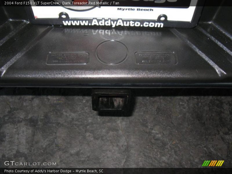 Dark Toreador Red Metallic / Tan 2004 Ford F150 XLT SuperCrew