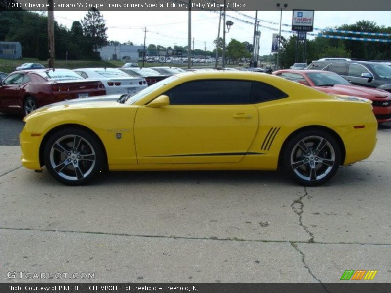 Rally Yellow / Black 2010 Chevrolet Camaro SS Coupe Transformers Special Edition