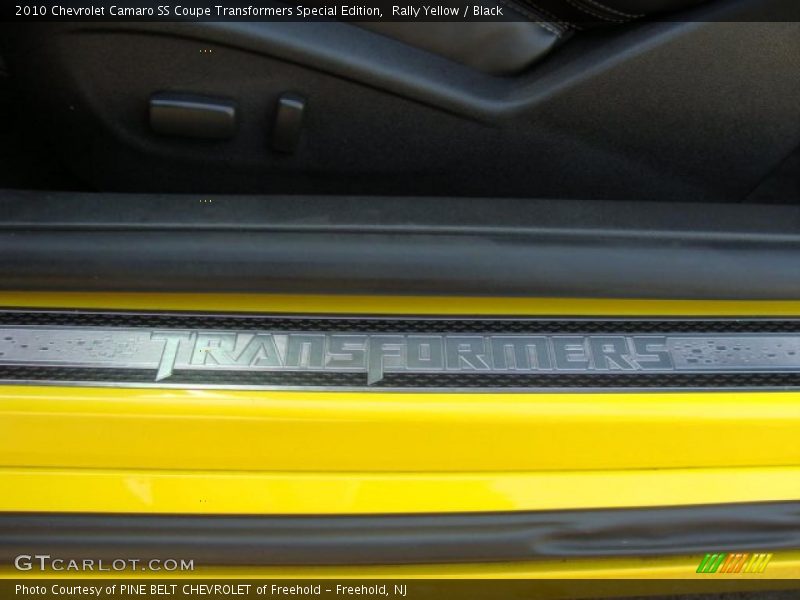 Rally Yellow / Black 2010 Chevrolet Camaro SS Coupe Transformers Special Edition