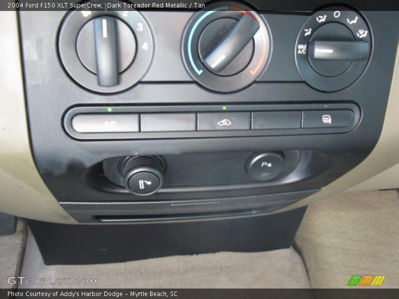Dark Toreador Red Metallic / Tan 2004 Ford F150 XLT SuperCrew