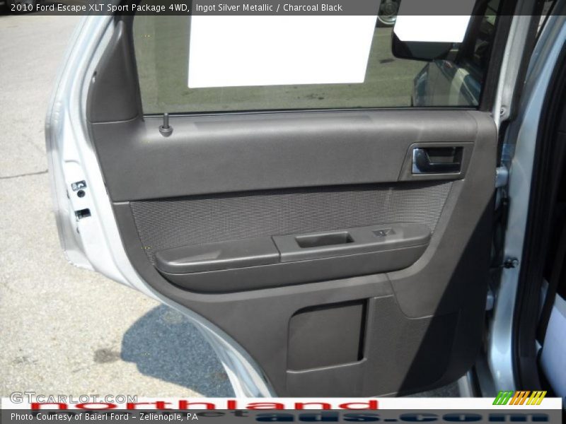 Ingot Silver Metallic / Charcoal Black 2010 Ford Escape XLT Sport Package 4WD
