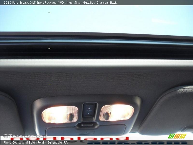Ingot Silver Metallic / Charcoal Black 2010 Ford Escape XLT Sport Package 4WD