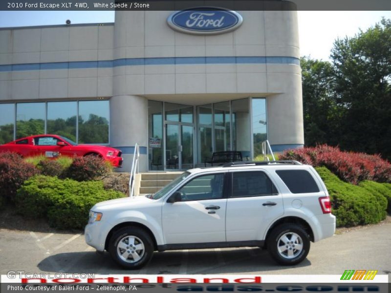 White Suede / Stone 2010 Ford Escape XLT 4WD