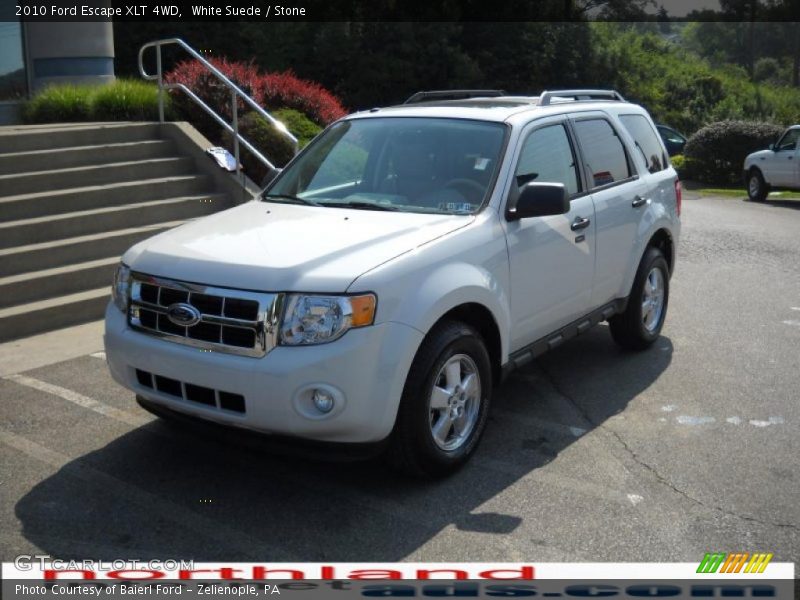 White Suede / Stone 2010 Ford Escape XLT 4WD