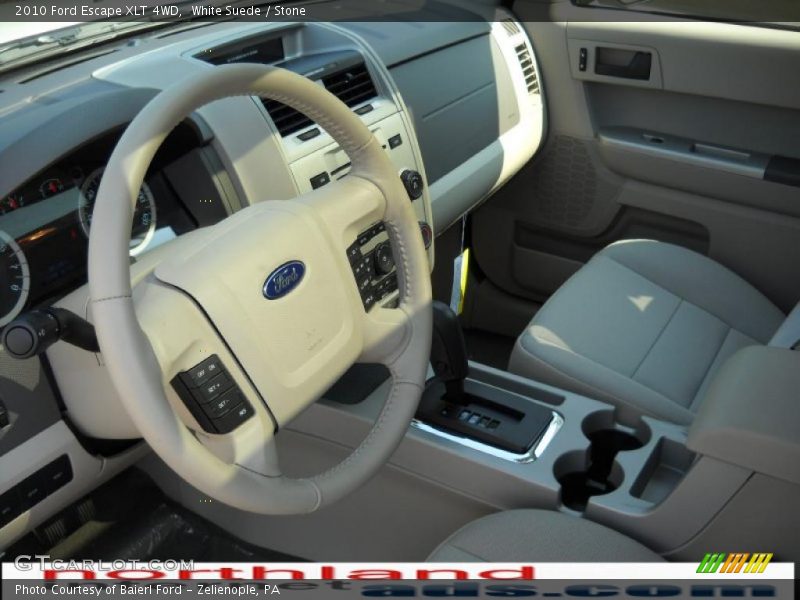 White Suede / Stone 2010 Ford Escape XLT 4WD