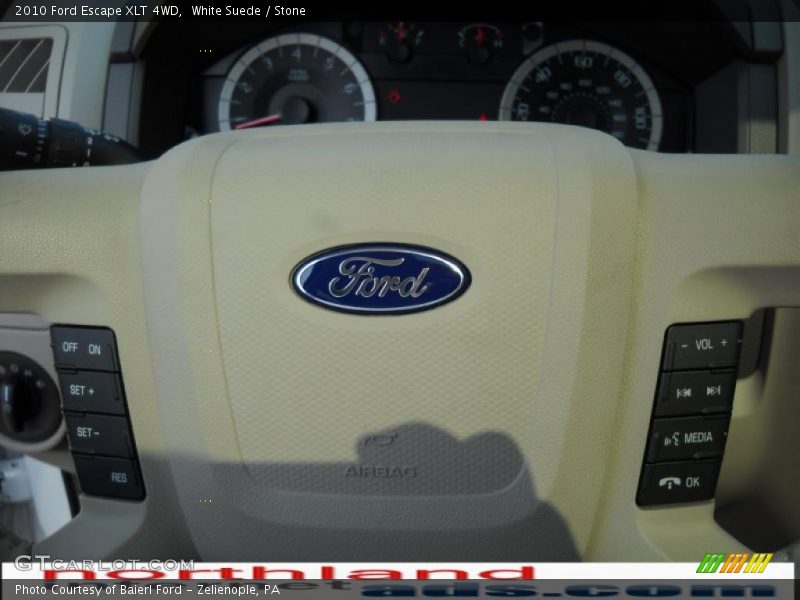 White Suede / Stone 2010 Ford Escape XLT 4WD