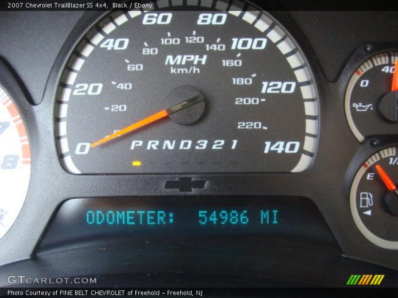 Black / Ebony 2007 Chevrolet TrailBlazer SS 4x4