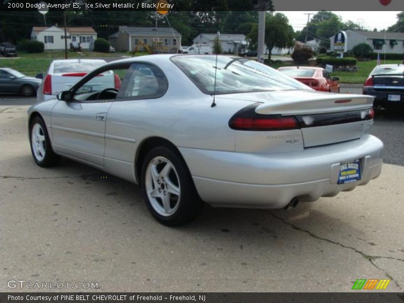 Ice Silver Metallic / Black/Gray 2000 Dodge Avenger ES