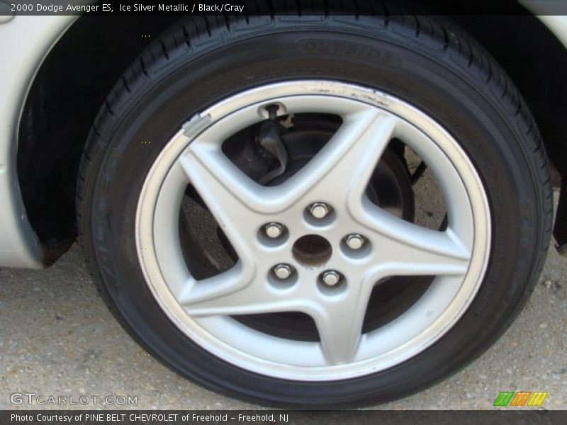 Ice Silver Metallic / Black/Gray 2000 Dodge Avenger ES