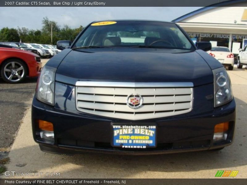 Blue Chip / Light Gray/Ebony 2007 Cadillac CTS Sedan