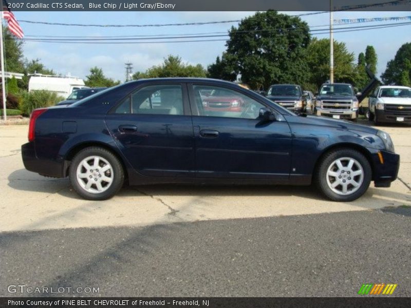 Blue Chip / Light Gray/Ebony 2007 Cadillac CTS Sedan