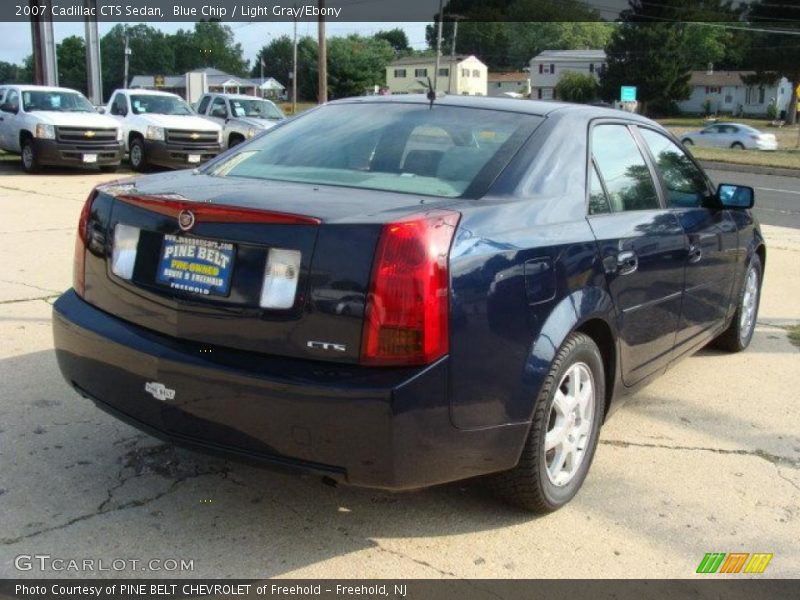 Blue Chip / Light Gray/Ebony 2007 Cadillac CTS Sedan
