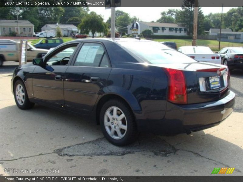 Blue Chip / Light Gray/Ebony 2007 Cadillac CTS Sedan
