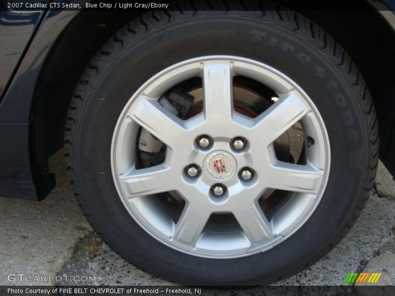 Blue Chip / Light Gray/Ebony 2007 Cadillac CTS Sedan