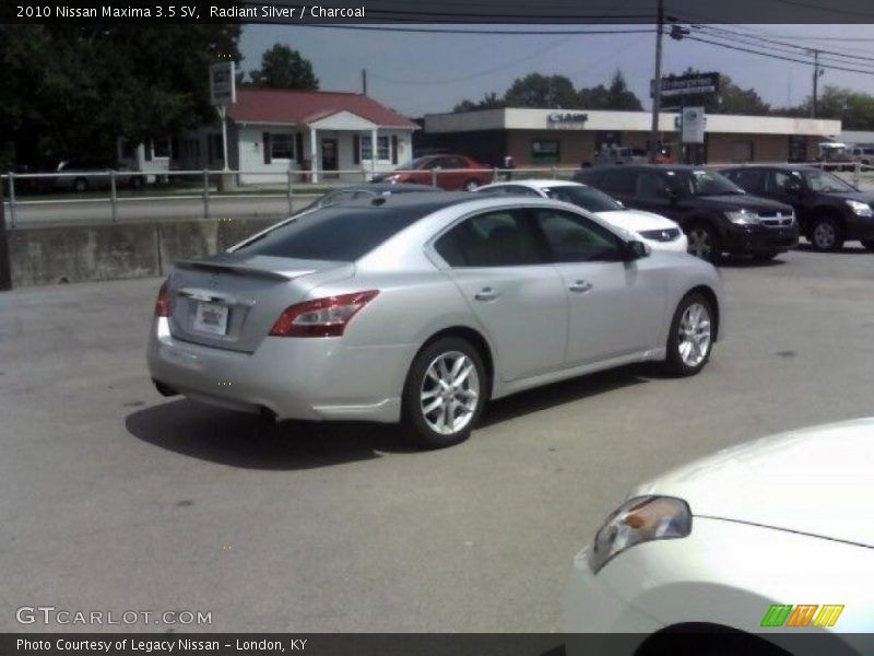 Radiant Silver / Charcoal 2010 Nissan Maxima 3.5 SV