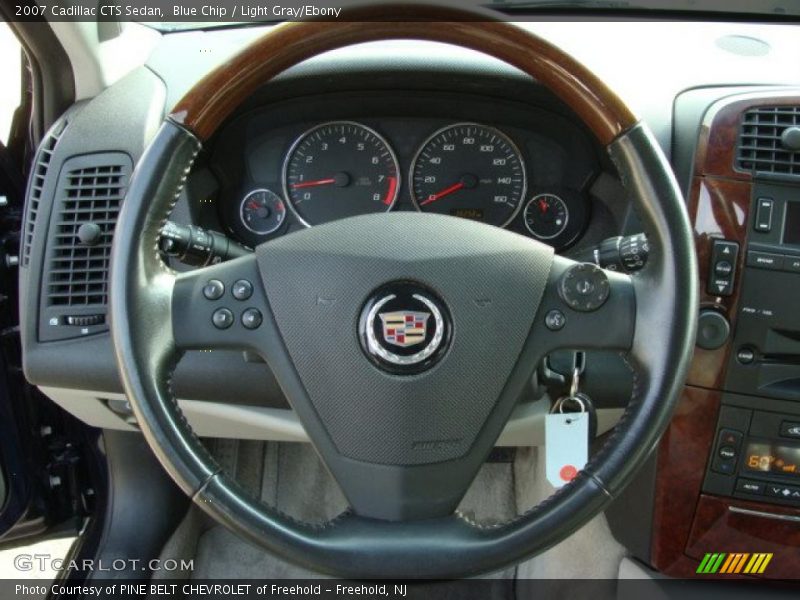 Blue Chip / Light Gray/Ebony 2007 Cadillac CTS Sedan