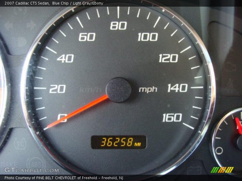 Blue Chip / Light Gray/Ebony 2007 Cadillac CTS Sedan