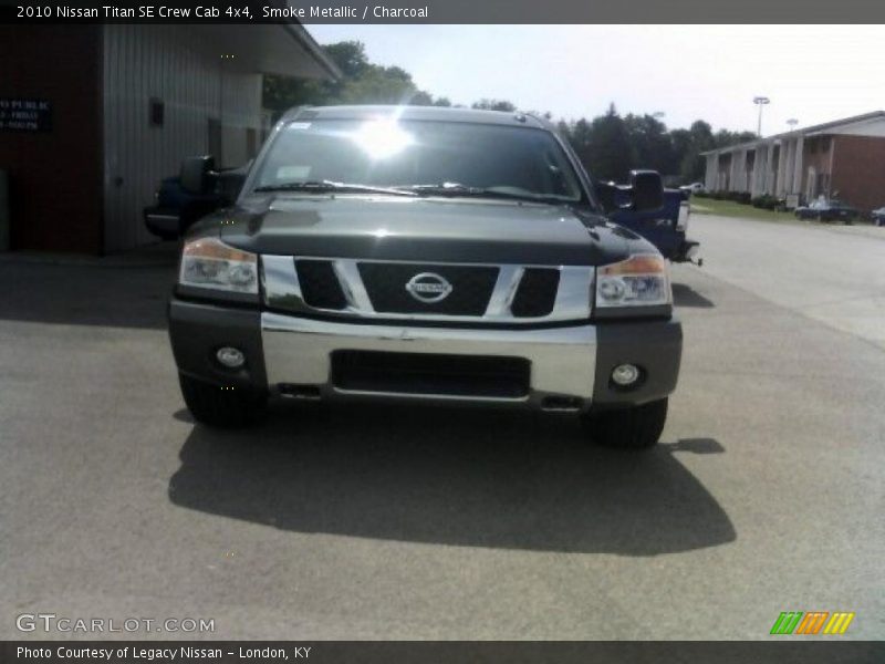 Smoke Metallic / Charcoal 2010 Nissan Titan SE Crew Cab 4x4