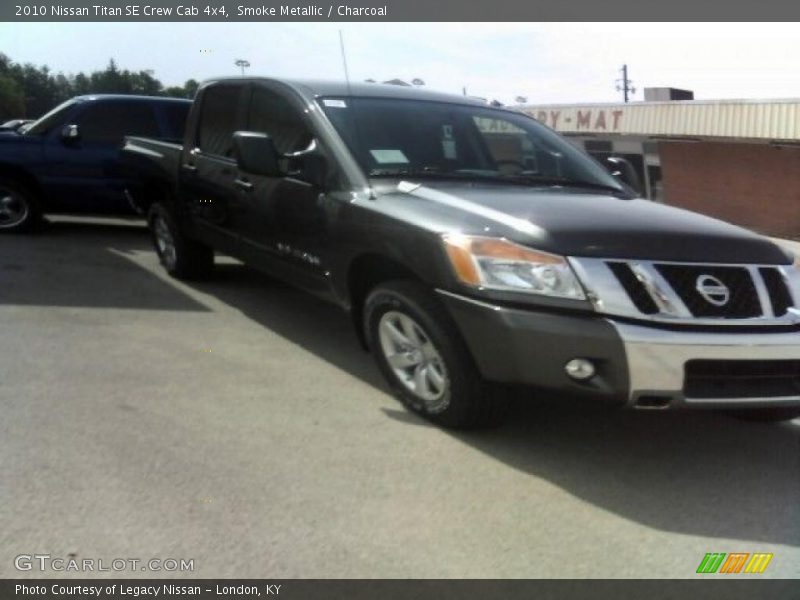 Smoke Metallic / Charcoal 2010 Nissan Titan SE Crew Cab 4x4