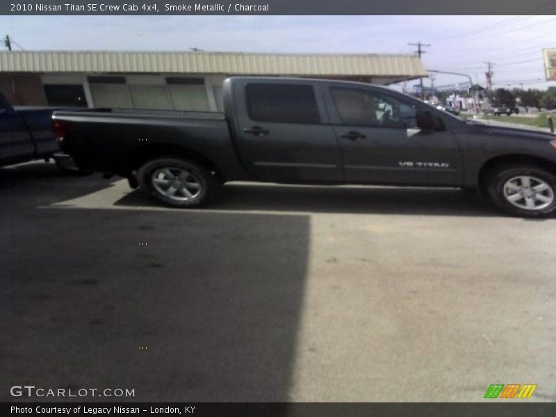 Smoke Metallic / Charcoal 2010 Nissan Titan SE Crew Cab 4x4