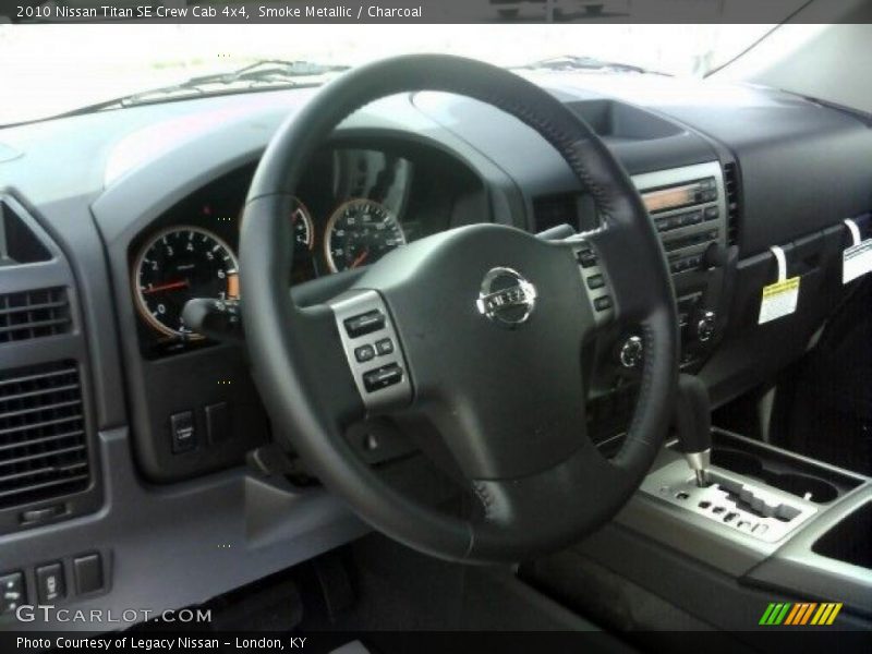 Smoke Metallic / Charcoal 2010 Nissan Titan SE Crew Cab 4x4