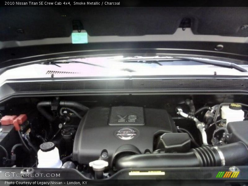 Smoke Metallic / Charcoal 2010 Nissan Titan SE Crew Cab 4x4