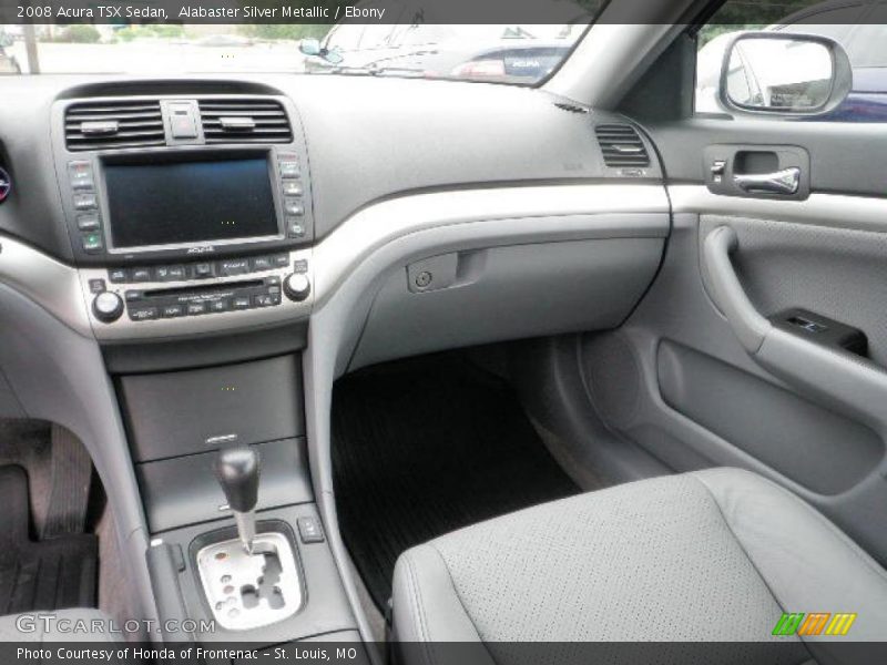 Alabaster Silver Metallic / Ebony 2008 Acura TSX Sedan