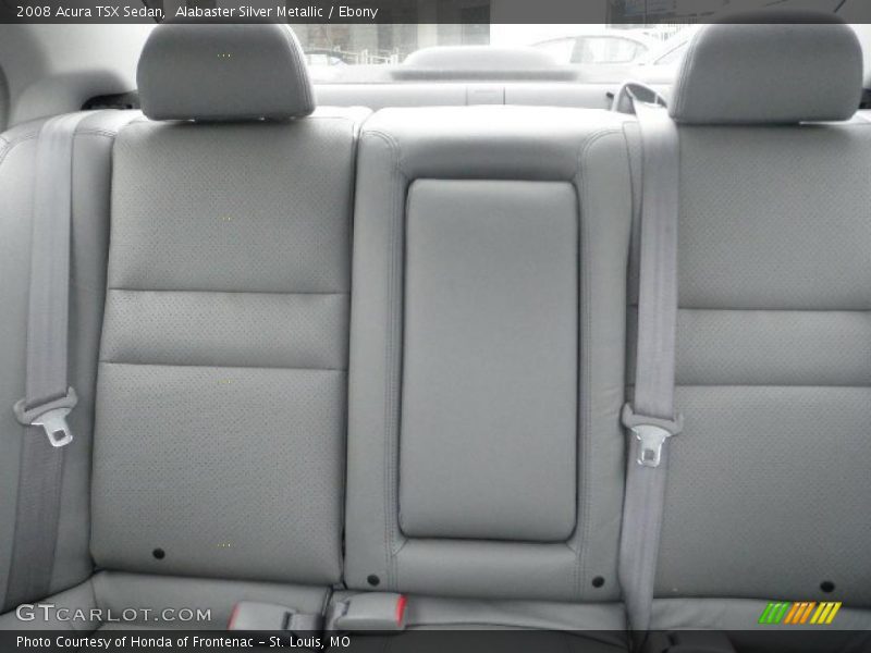 Alabaster Silver Metallic / Ebony 2008 Acura TSX Sedan