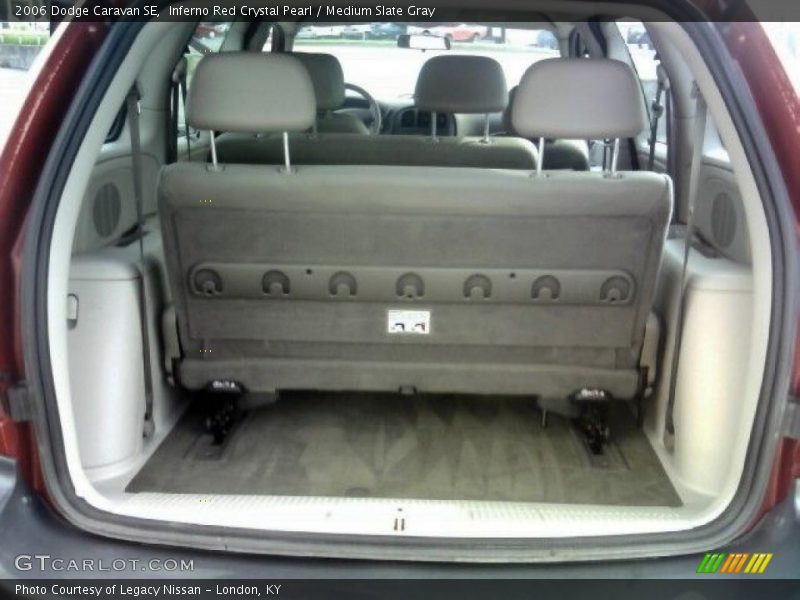 Inferno Red Crystal Pearl / Medium Slate Gray 2006 Dodge Caravan SE