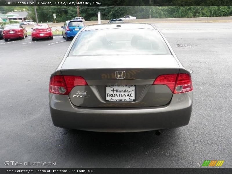 Galaxy Gray Metallic / Gray 2008 Honda Civic EX Sedan