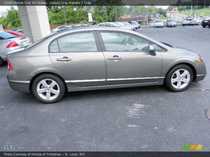 Galaxy Gray Metallic / Gray 2008 Honda Civic EX Sedan
