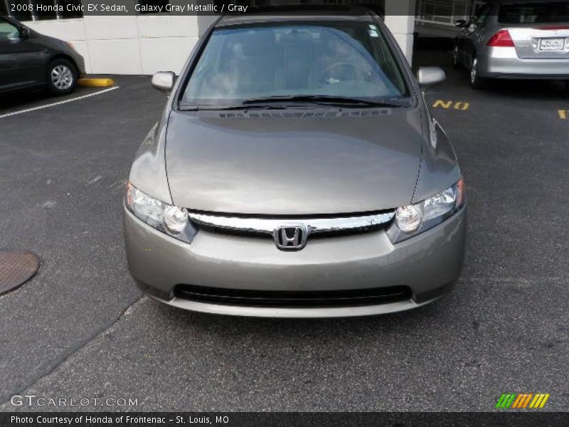 Galaxy Gray Metallic / Gray 2008 Honda Civic EX Sedan