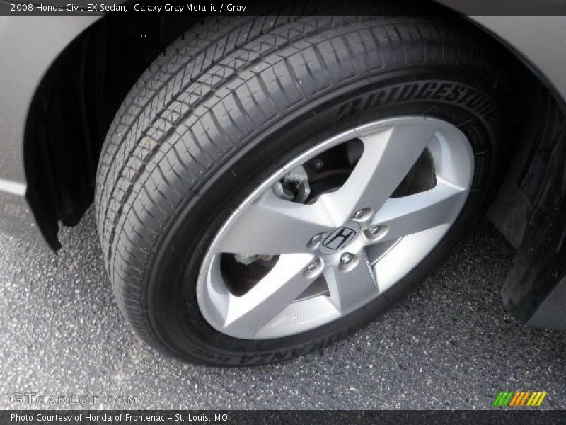 Galaxy Gray Metallic / Gray 2008 Honda Civic EX Sedan