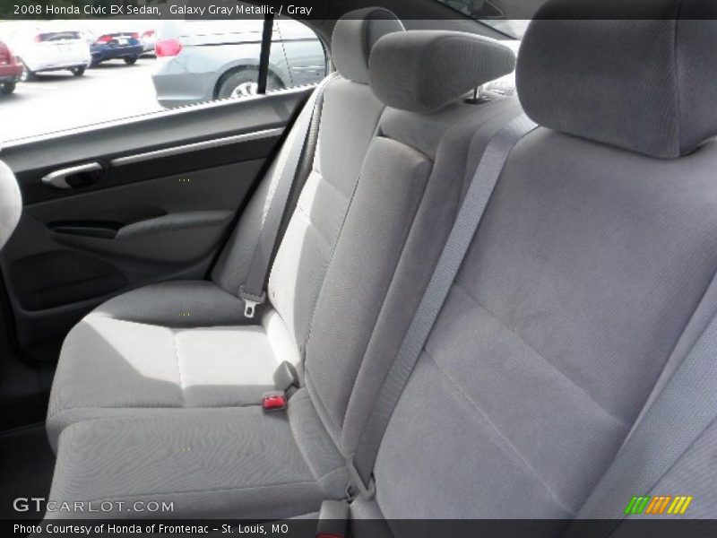 Galaxy Gray Metallic / Gray 2008 Honda Civic EX Sedan