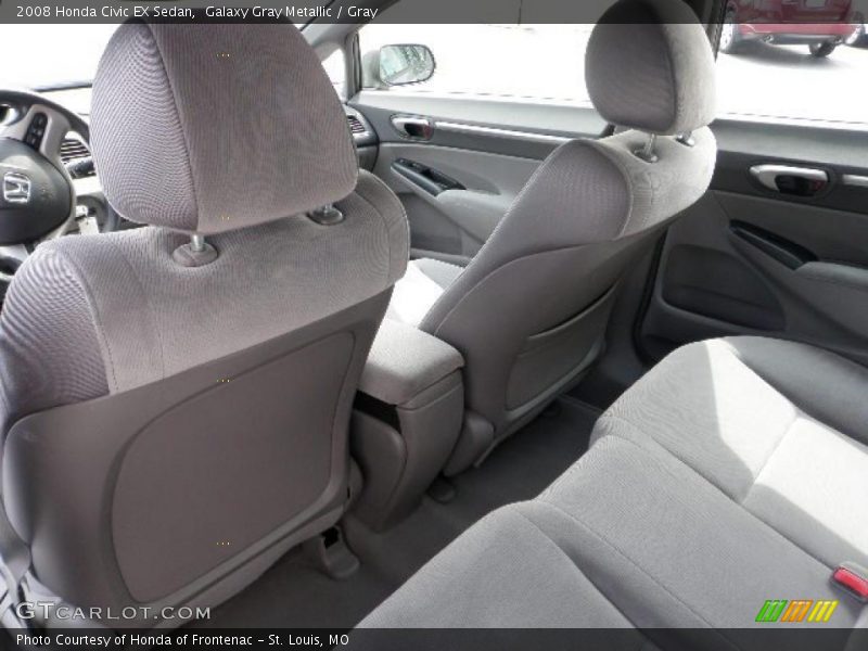 Galaxy Gray Metallic / Gray 2008 Honda Civic EX Sedan