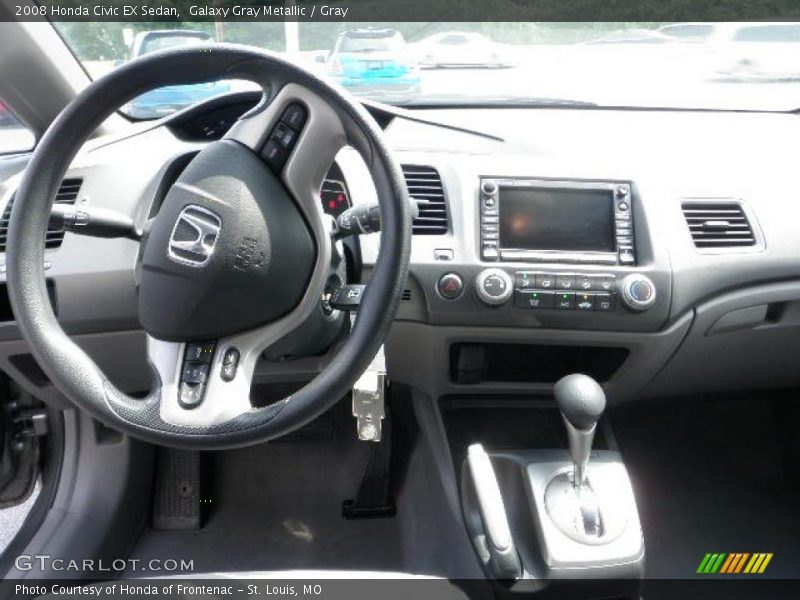 Galaxy Gray Metallic / Gray 2008 Honda Civic EX Sedan