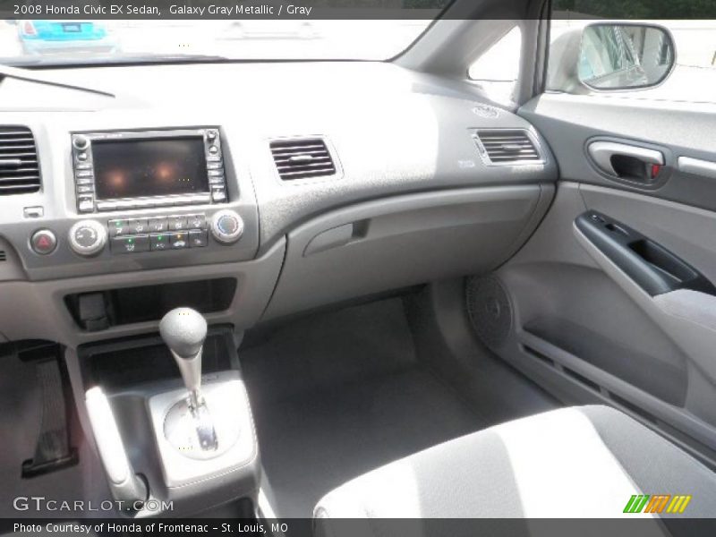 Galaxy Gray Metallic / Gray 2008 Honda Civic EX Sedan