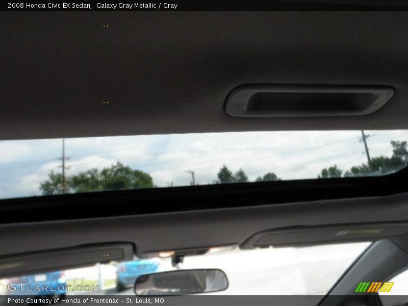 Galaxy Gray Metallic / Gray 2008 Honda Civic EX Sedan