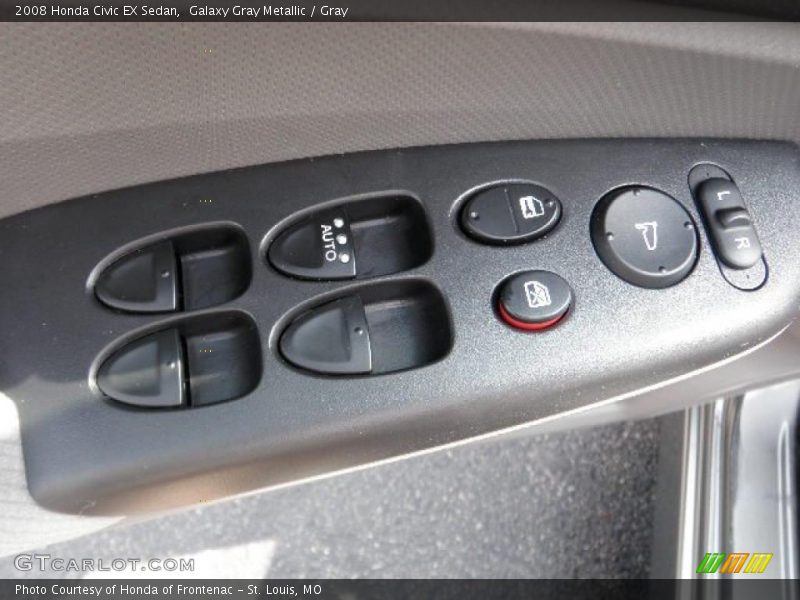 Galaxy Gray Metallic / Gray 2008 Honda Civic EX Sedan