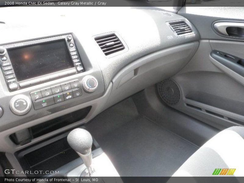 Galaxy Gray Metallic / Gray 2008 Honda Civic EX Sedan