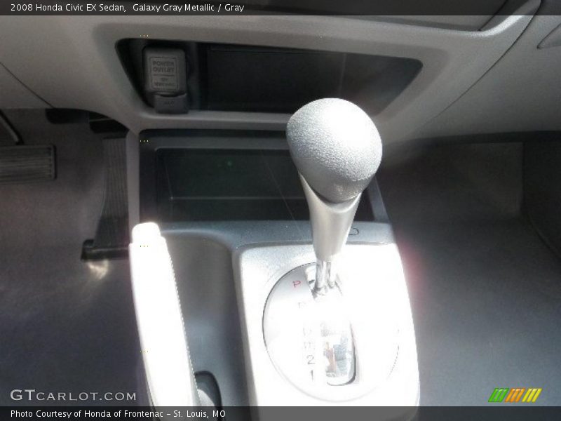 Galaxy Gray Metallic / Gray 2008 Honda Civic EX Sedan