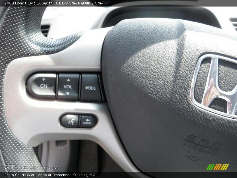 Galaxy Gray Metallic / Gray 2008 Honda Civic EX Sedan