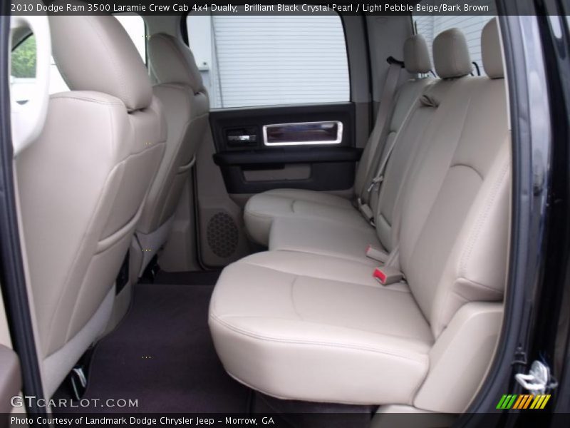 Brilliant Black Crystal Pearl / Light Pebble Beige/Bark Brown 2010 Dodge Ram 3500 Laramie Crew Cab 4x4 Dually