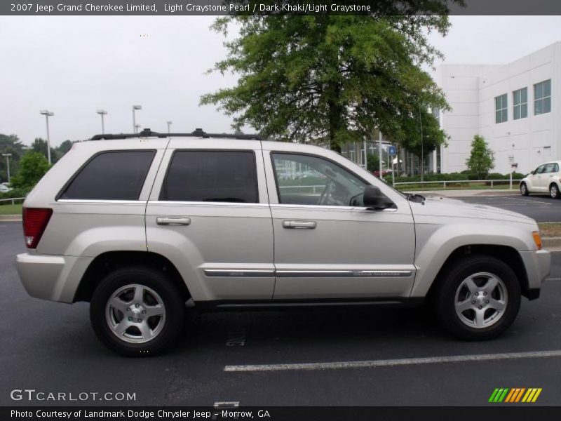 Light Graystone Pearl / Dark Khaki/Light Graystone 2007 Jeep Grand Cherokee Limited