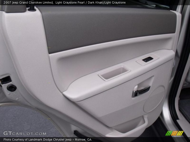 Light Graystone Pearl / Dark Khaki/Light Graystone 2007 Jeep Grand Cherokee Limited